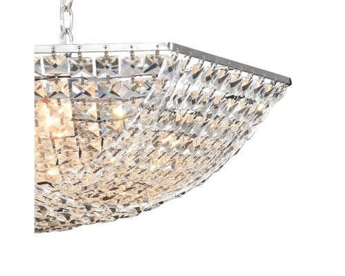 8377/5 NEOCLASSI LN хром/прозрачный, металл/хрусталь Люстра подвесная E27 5*60W 220V AMALIA