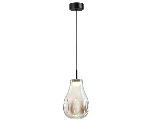 5098/4LB PENDANT ODL25 423 черный/бензиновый/металл/стекло Подвес LED 4W 4000K 388Лм NAVE