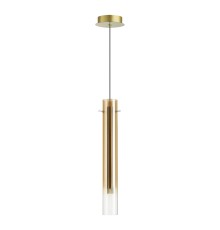 5061/5LB PENDANT ODL24 317 золотой/янтарный/металл/стекло Подвес LED 4W 3000K SHINY