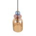 8298/1A MODERNI бронза/амбер/розовый/голубой, металл/стекло Подвес E27 1*40W 220V IRIME