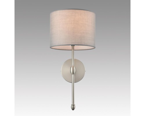 8262/1W CLASSI LN26 металл/текстиль, никель/серый Бра E14 1*40W 220V LATTI