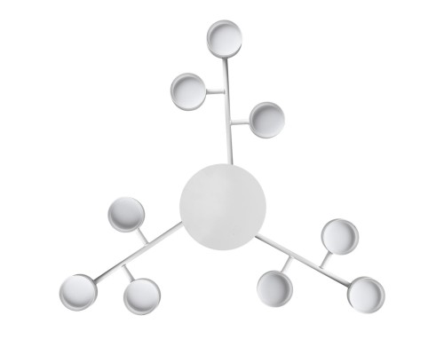 8235/9C COMFI LN25 200 белый металл Люстра потолочная LED GX53 9*10W 220V GARETA