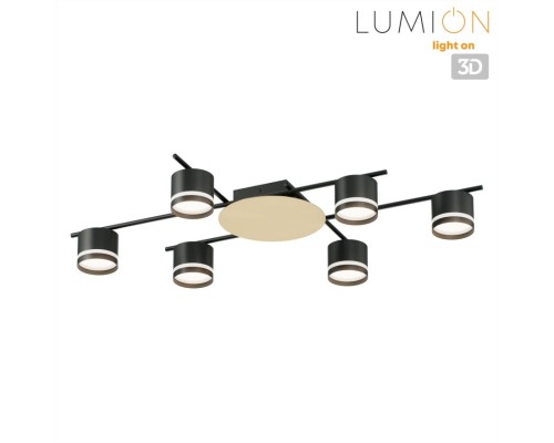 8304/6C COMFI золотой/черный, металл/акрил Светильник настенный  GX53 LED 6*7W 220V BENUA