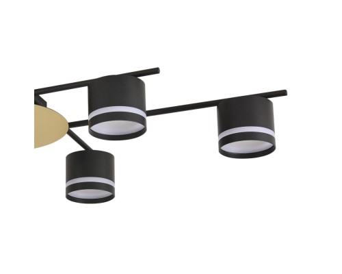 8304/6C COMFI золотой/черный, металл/акрил Светильник настенный  GX53 LED 6*7W 220V BENUA