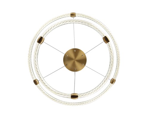 8010/50L LEDIO LN25 золото/прозрачный металл/акрилл Подвесной светильник LED 50W 220V 4000K TWINKLE