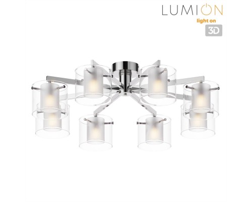 8261/8C MODERNI LN26 металл/стекло, хром/прозрачный Люстра потолочная E14 8*40W 220V VERDI