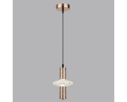 8009/6L LEDIO LN25 золото/прозрачный металл/акрилл Подвес LED 6W 220V 4000K CRISTIE