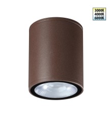 359536 STREET NT25 000 коричневый Светильник ландшафтный с переключ. цветовой температуры IP65 LED 10W 100-240V 3000К\4000К\6000К TUMBLER