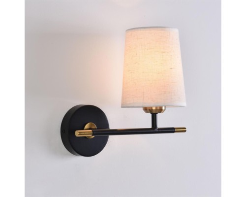 8359/1W CLASSI медь/черный/белый, металл/текстиль Бра E27 60W 240V CLAUDI