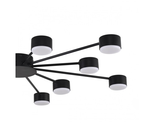 8344/12C COMFI черный, металл Люстра GX53 LED 12*7W 220V TORINA