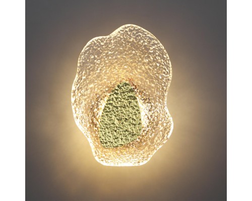 5460/12WLA L-VISION ODL_EX26 золотой/прозрачный/металл/стекло Настенный светильник LED x 12W 3000K CORALLA