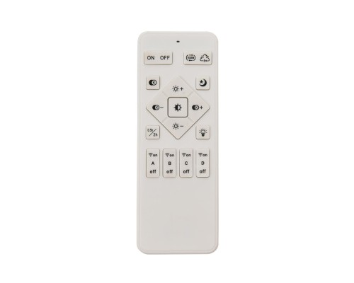 8380/45CL LEDIO LN белый, металл/акрил Умная люстра потолочная с ПДУ и голосовым управлением LED 45W 3000-6500К 220V ALIS SMART