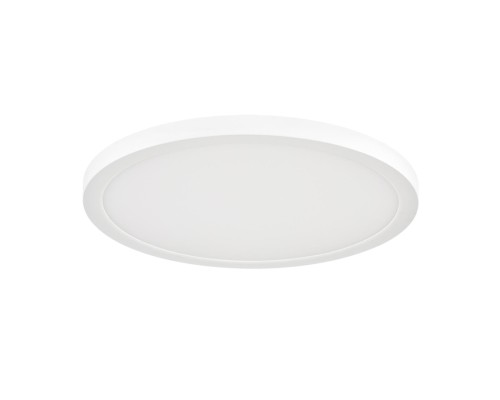 7754/24L MITRA LED SN Светильник пластик/белый LED 24Вт 3000-6500К D300 IP20 CCT/датчик движения NEBULA