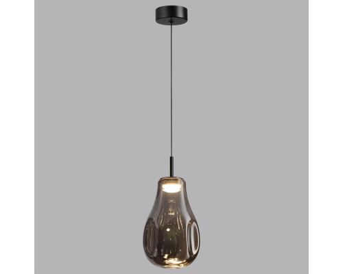 5098/4LC PENDANT ODL25 423 черный/дымчатый/металл/стекло Подвес LED 4W 4000K 388Лм NAVE