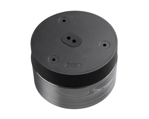 7157/6CL HIGHTECH ODL26 Настенно-потолочный светильник  черный/дымчатый/стекло/поликарбонат IP65 LED 6W 410Лм 2200/2700/3000K 120° 220-240V RONDA