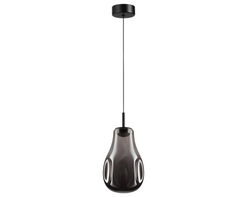 5098/4LC PENDANT ODL25 423 черный/дымчатый/металл/стекло Подвес LED 4W 4000K 388Лм NAVE