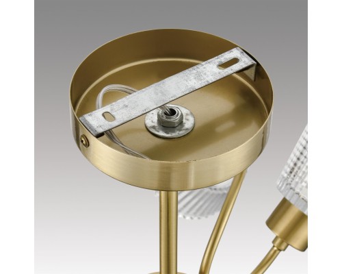 8154/8C COMFI LN25 медный/прозрачный, металл/стекло Потолочный светильник Е14 8*40W 220V IMANA