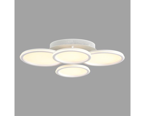 8380/95CL LEDIO LN белый, металл/акрил Умная люстра потолочная с ПДУ и голосовым управлением LED 95W 3000-6500К 220V ALIS SMART