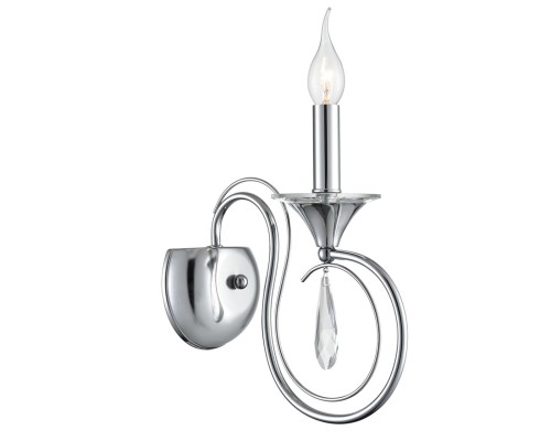 8032/1W CLASSI LN26 металл/хрусталь, хром/прозрачный Бра E14 1*40W 220V LAOKA