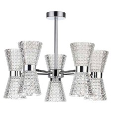 3599/60CL LEDIO LN18 33 хром Люстра потолочная LED 4000K 4800Лм 5*12W 220V BOCCALE