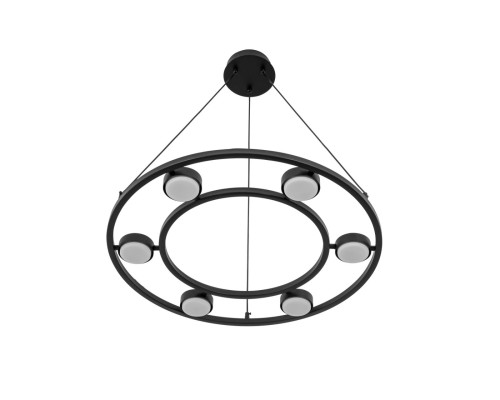 8340/6 MODERNI черный, металл Люстра подвесная GX53 LED 6*7W 220V TORINA
