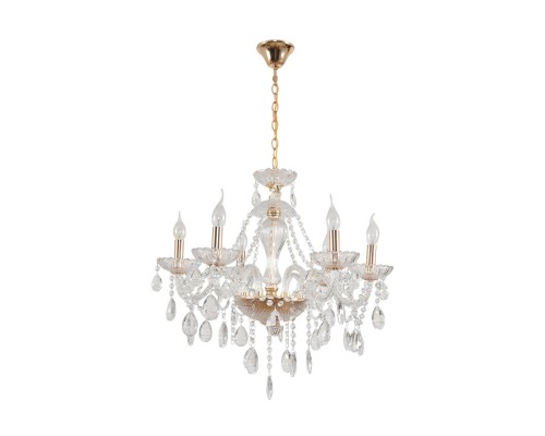 8376/6 CLASSI LN золото/прозрачный, металл/хрусталь Люстра подвесная E14 6*40W 220V ALISSA