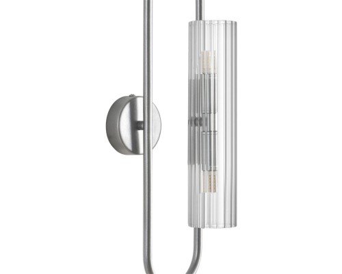 8258/2W SUSPENTIONI LN26 серебро/прозрачный, металл/стекло Бра G9 2*20W 220V TORONTO