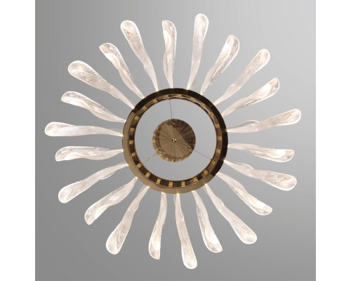 5089/115L L-VISION ODL25 559 под латунь/прозрачный/акрил Люстра LED 115W 3500K 7789Лм SIAMA