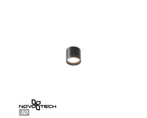 359593 OVER NT25 000 черный Светильник накладной светодиодный с переключ. цв. температуры IP20 LED 6W 220-240V 3000К\4000К\6000К ORBIS