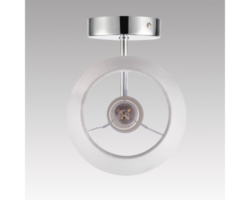 8279/1W CLASSI хром/серый, металл/керамика/текстиль Бра Е14 1*40W 220V KARMEN