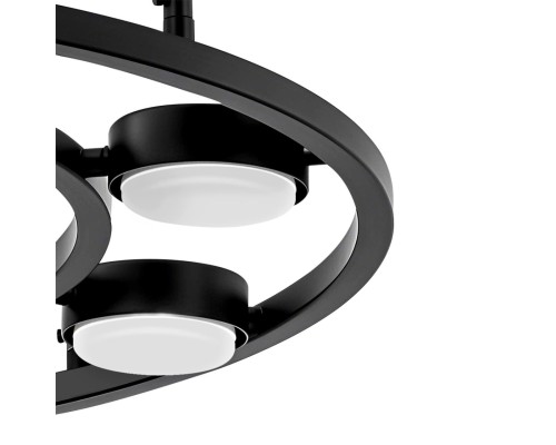 8340/8 MODERNI черный, металл Люстра подвесная LED GX53 8*7W 220V TORINA