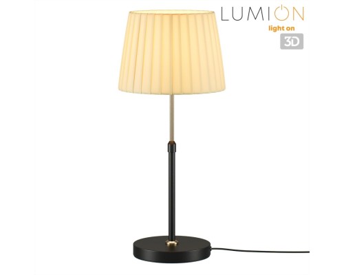 8302/1T MODERNI бронза/черный/бежевый, металл/текстиль Настольная лампа E27 1*60W 220V TUNE