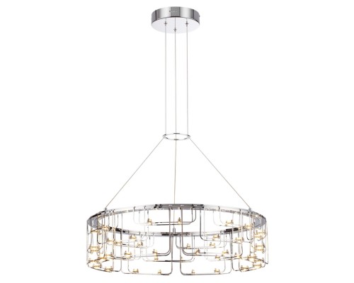 7059/44L HIGHTECH ODL26 Подвесной светильник  нерж/сталь хром IP20 LED 44W 3960Лм 3000K 220V ZAHA