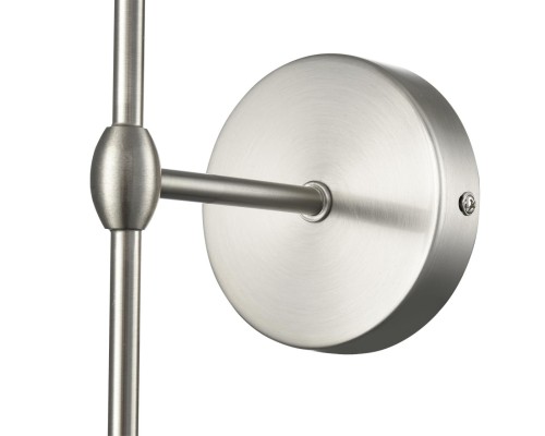 8262/1W CLASSI LN26 металл/текстиль, никель/серый Бра E14 1*40W 220V LATTI