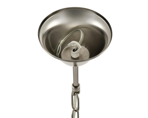 8283/8 CLASSI никель/белый, металл/керамика/текстиль Люстра Е14 8*40W 220V KENTUKI