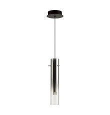 5062/5L PENDANT ODL24 317 черный/темн.хром/металл/стекло Подвес LED 5W 3000K SHINY