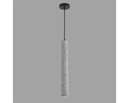 8357/1B SUSPENTIONI черный/серый, металл/цемент Подвес GU10 LED 5W 220V SHAMAREL