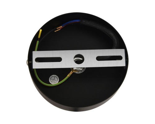 8351/1A SUSPENTIONI черный/серый/бежевый, металл/дерево/цемент Подвес E27 60W 220V EOLIANA