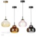 5097/4L PENDANT ODL25 421 античн.бронза/янтарный/металл/стекло Подвес LED 4W 4000K 388Лм VASO