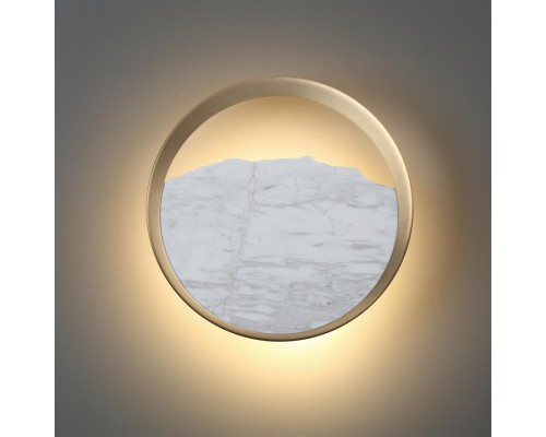 4359/9WL ECODESIGN ODL26 Настенный светильник  белый/мрамор/металл IP20 LED 9W 262Лм 3000K 220-240V VALLEY