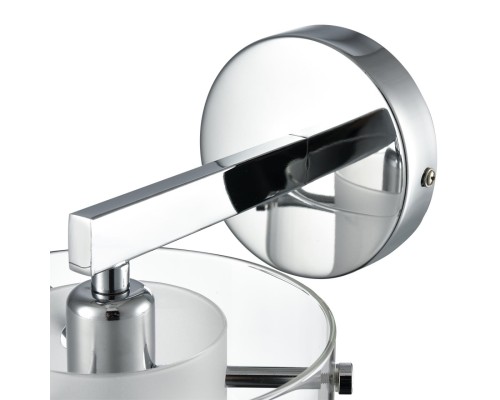 8261/1W MODERNI LN26 металл/стекло, хром/прозрачный Бра E14 1*40W 220V VERDI