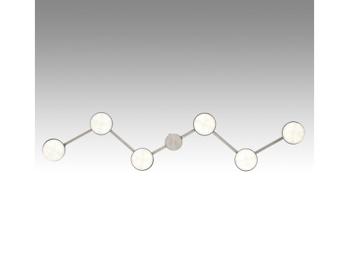 8116/6C COMFI LN25 никель, металл Люстра потолочная LED GX53 6*7W 220V SANATA