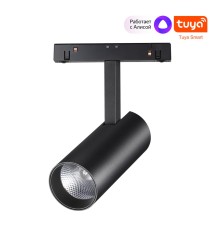 359496 SHINO NT24 136 черный Трековый низковольт. св-к диммир. со сменой цв.температуры, пульт ДУ/Tuya Smart Life IP20 LED 12W 48V 3000-6500K FLUM