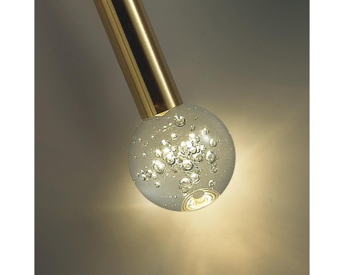 4374/3LA HIGHTECH ODL26 Подвесной светильник  золото/хрустальн. стекло/металл IP20 LED 3W 400Лм 3000K 220-240V FIANO