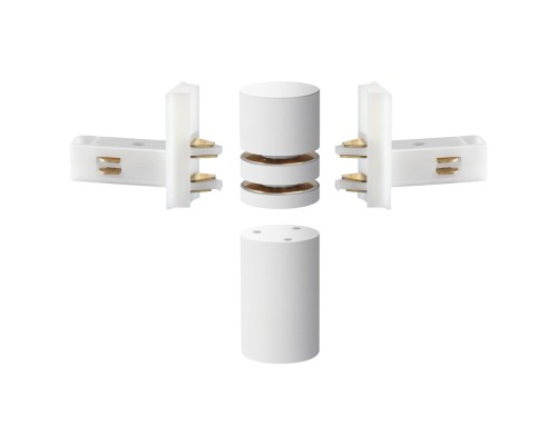 135248 SHINO NT24 116 белый Соединитель с токопроводом гибкий угловой 