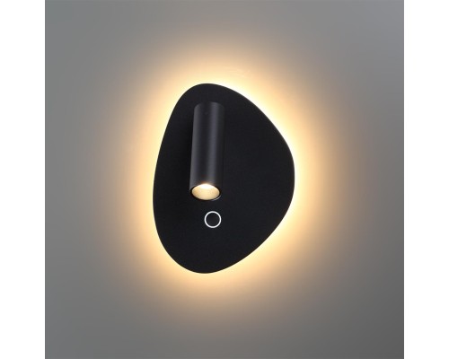 7182/9WL HIGHTECH ODL26 Настенный светильник  черный/металл IP20 LED 9W 580Лм 2700K/3300K/4000K 120° 220-240V ROY