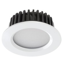 Встраиваемый светодиодный светильник Novotech Drum 357600 белый 10 Вт 100-265V IP44 3000K