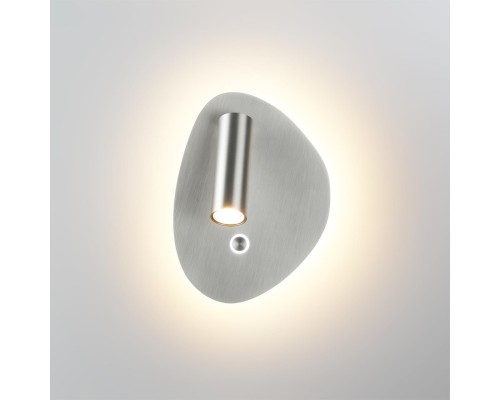 7184/9WL HIGHTECH ODL26 Настенный светильник  брашированный никель/металл  IP20 LED 9W 580Лм 2700K/3300K/4000K 120° 220-240V ROY