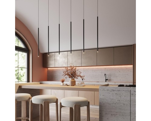 7103/4L HIGHTECH ODL26 Подвесной светильник  черный/металл IP20 LED 4W 250Лм 3000K 30° 220V TEO