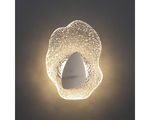 5460/12WL L-VISION ODL_EX26 никель/прозрачный/никель/металл/стекло Настенный светильник LED x 12W 3000K CORALLA